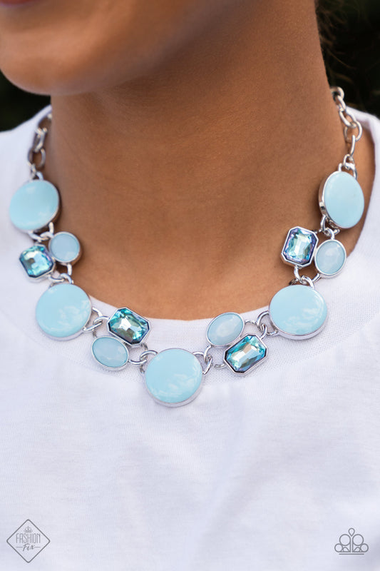 Paparazzi Accessories - Dreaming in MULTICOLOR - Blue Necklace