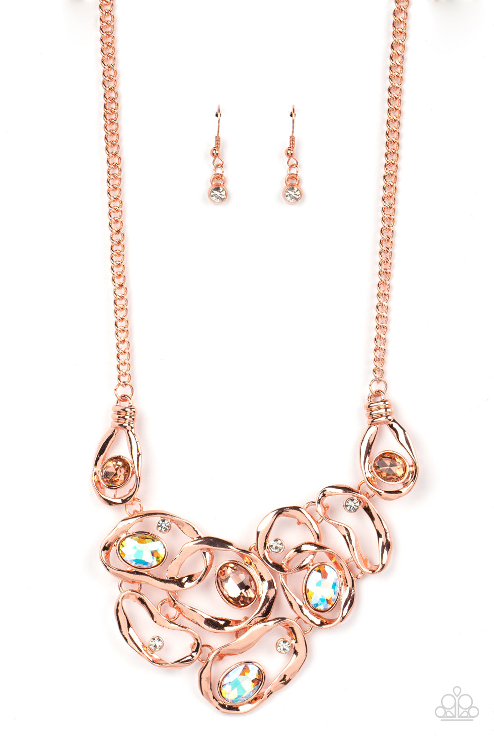 Paparazzi Accessories - Warp Speed - Copper Necklace