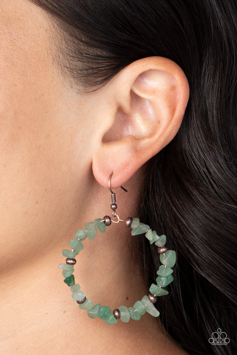 Paparazzi Accessories - Mineral Mantra - Green Earring