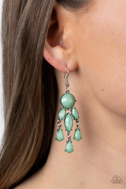 Paparazzi Accessories Summer Feeling - Green Earring