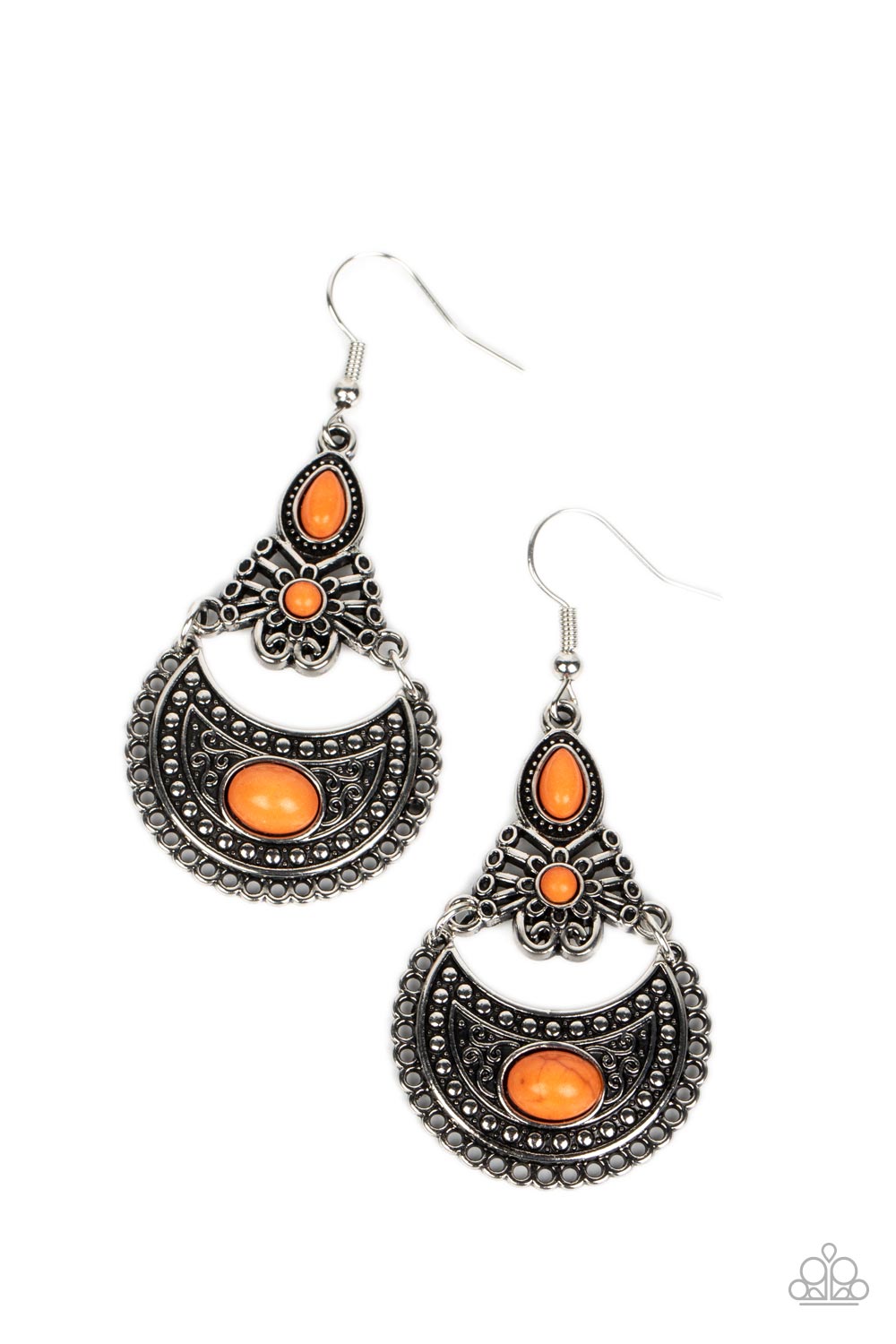 Paparazzi Accessories - Sahara Samba - Orange Earring