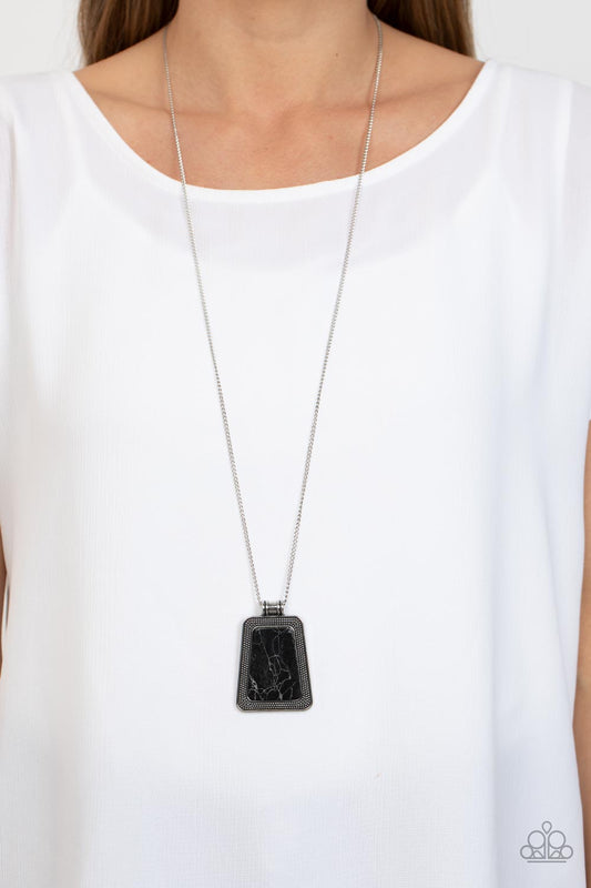 Paparazzi Accessories - Private Plateau - Black Necklace