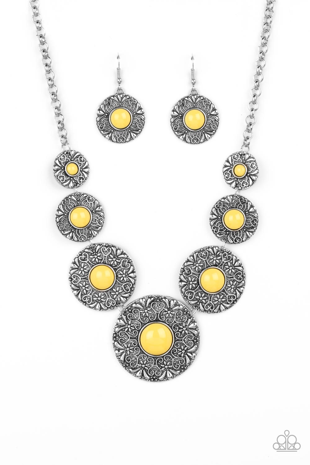 Paparazzi Accessories - Garden Glade - Yellow Necklace