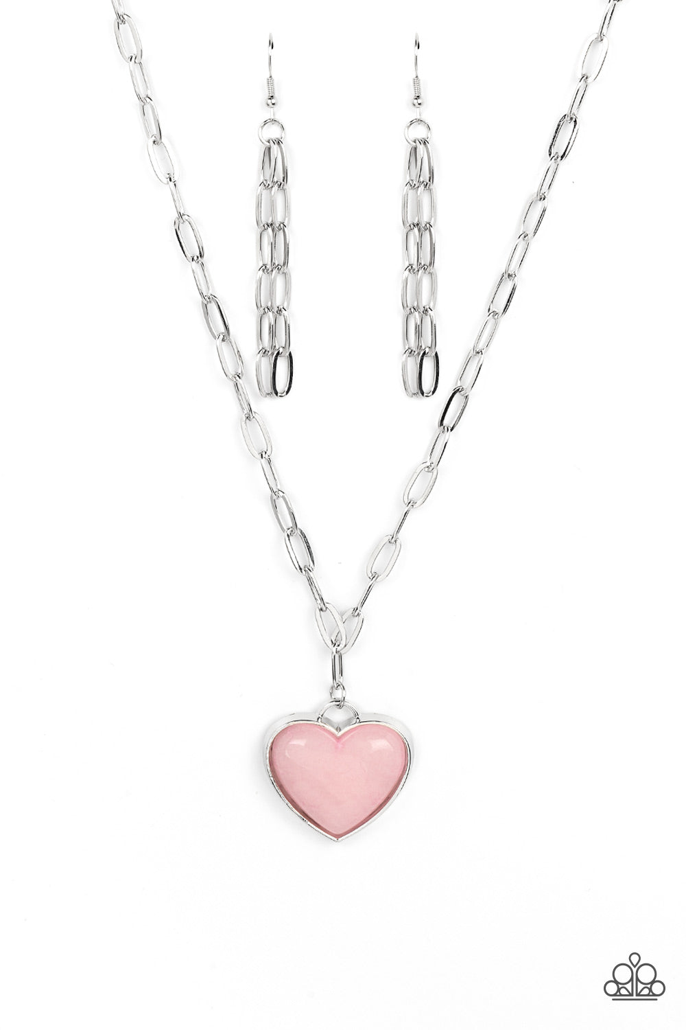 Paparazzi Accessories - Everlasting Endearment - Pink Necklace