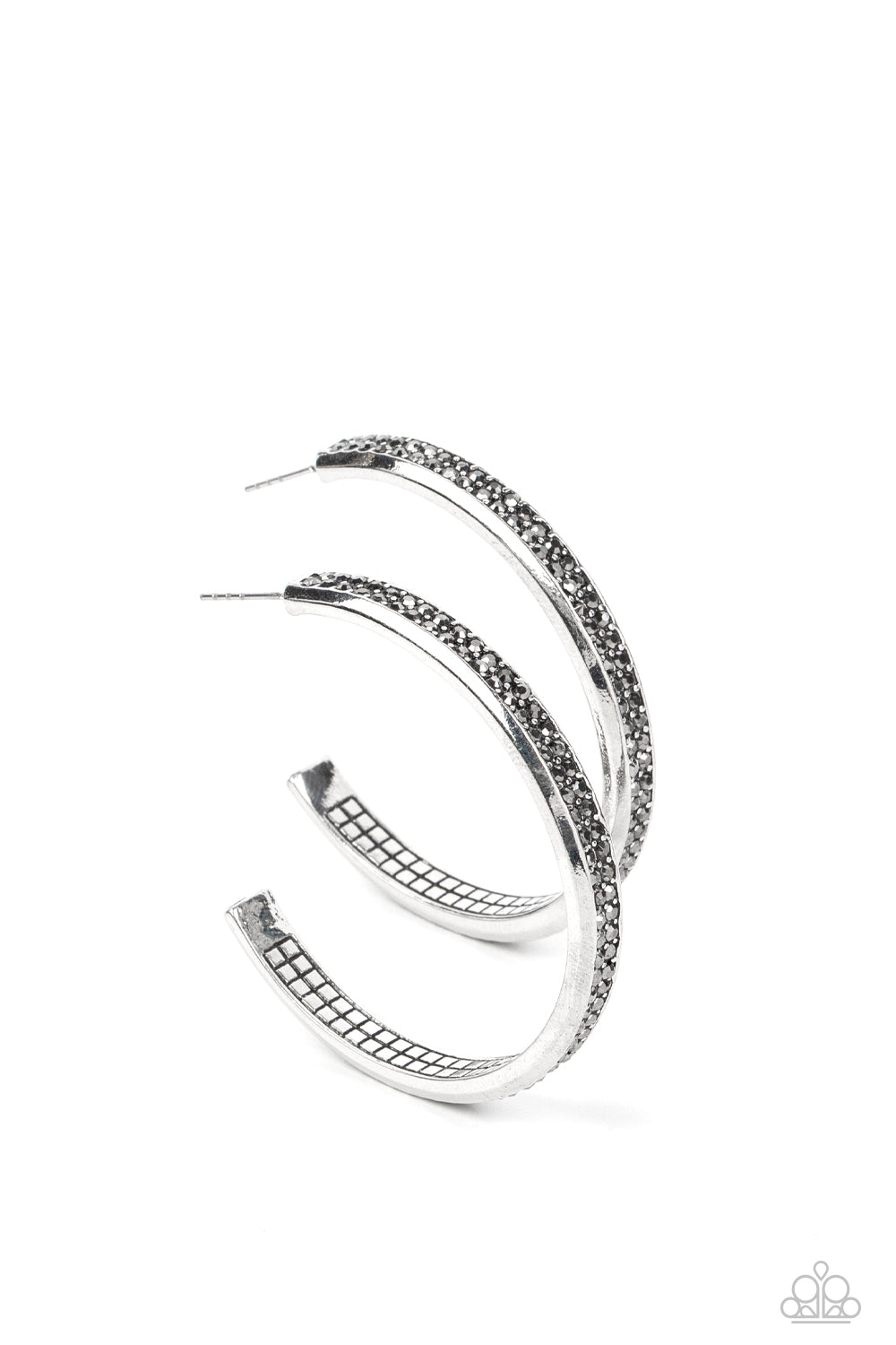 Paparazzi Accessories - Flash Freeze - Silver Earring