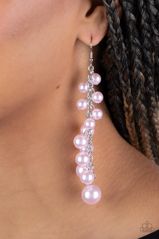 Paparazzi Accessories - Atlantic Affair - Pink Earring