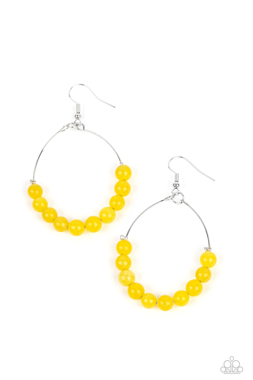 Paparazzi Accessories - Catch a Breeze - Yellow Earring