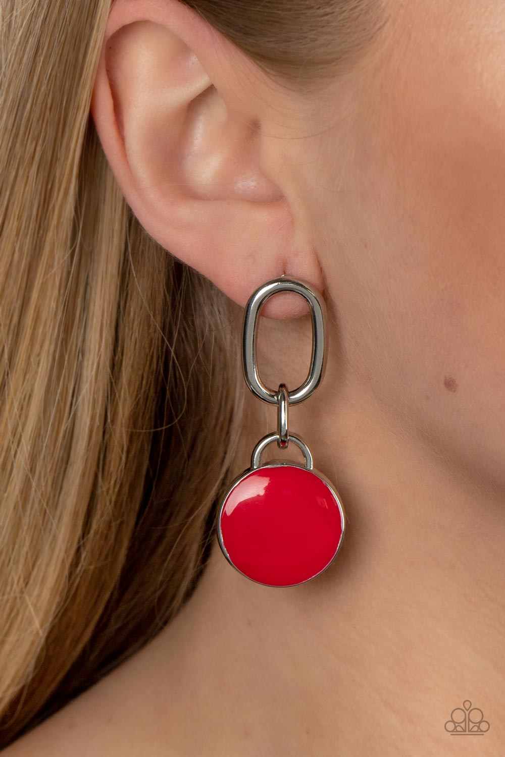 Paparazzi Accessories - Drop a TINT - Red Earring