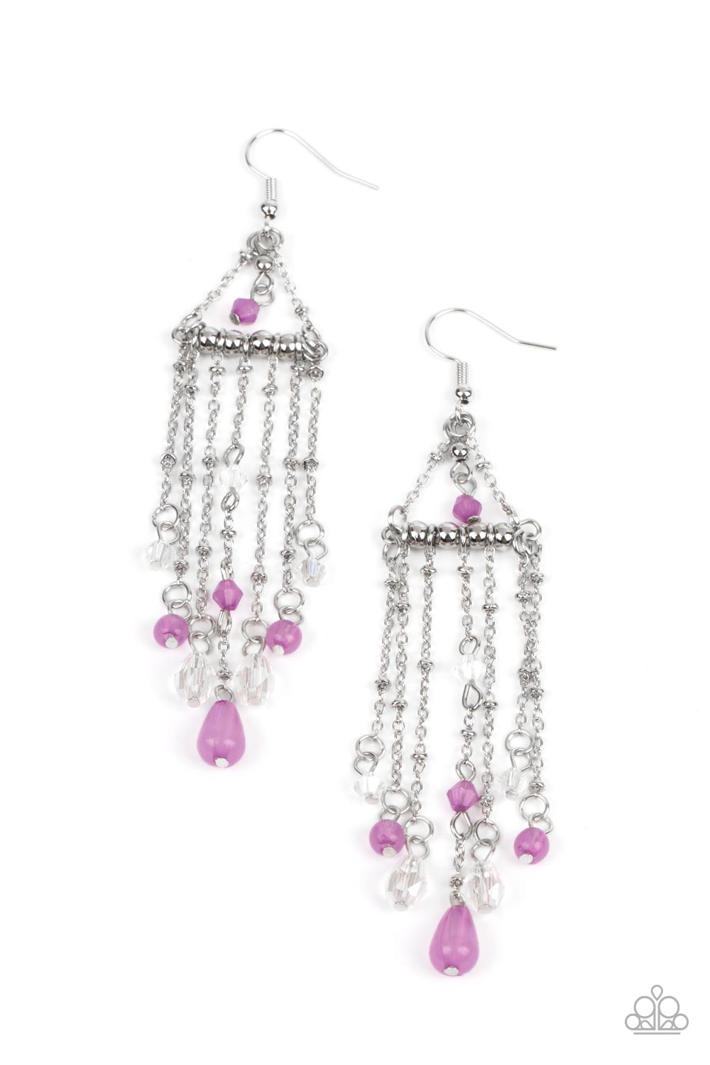 Paparazzi Accessories - Marina Breeze - Purple Earrings