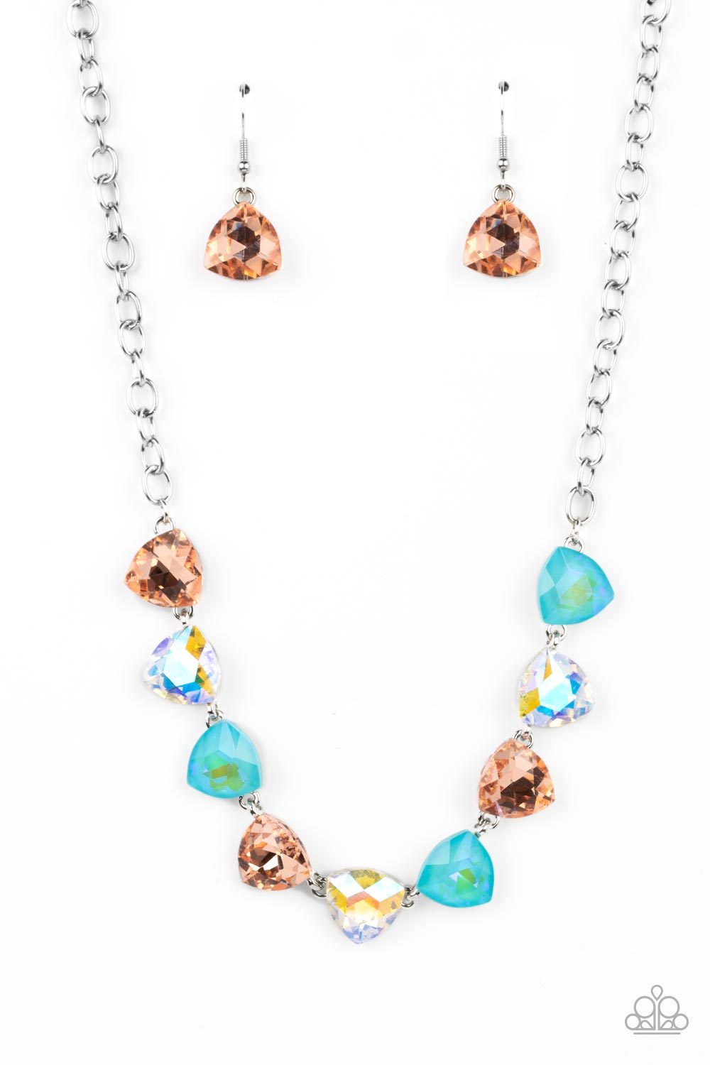 Paparazzi Accessories - Dreamy Drama - Orange Necklace