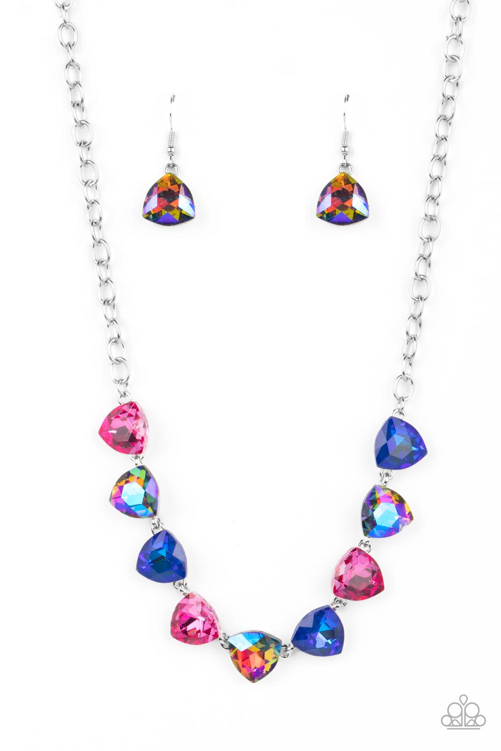 Paparazzi Accessories - Dreamy Drama - Blue Necklace