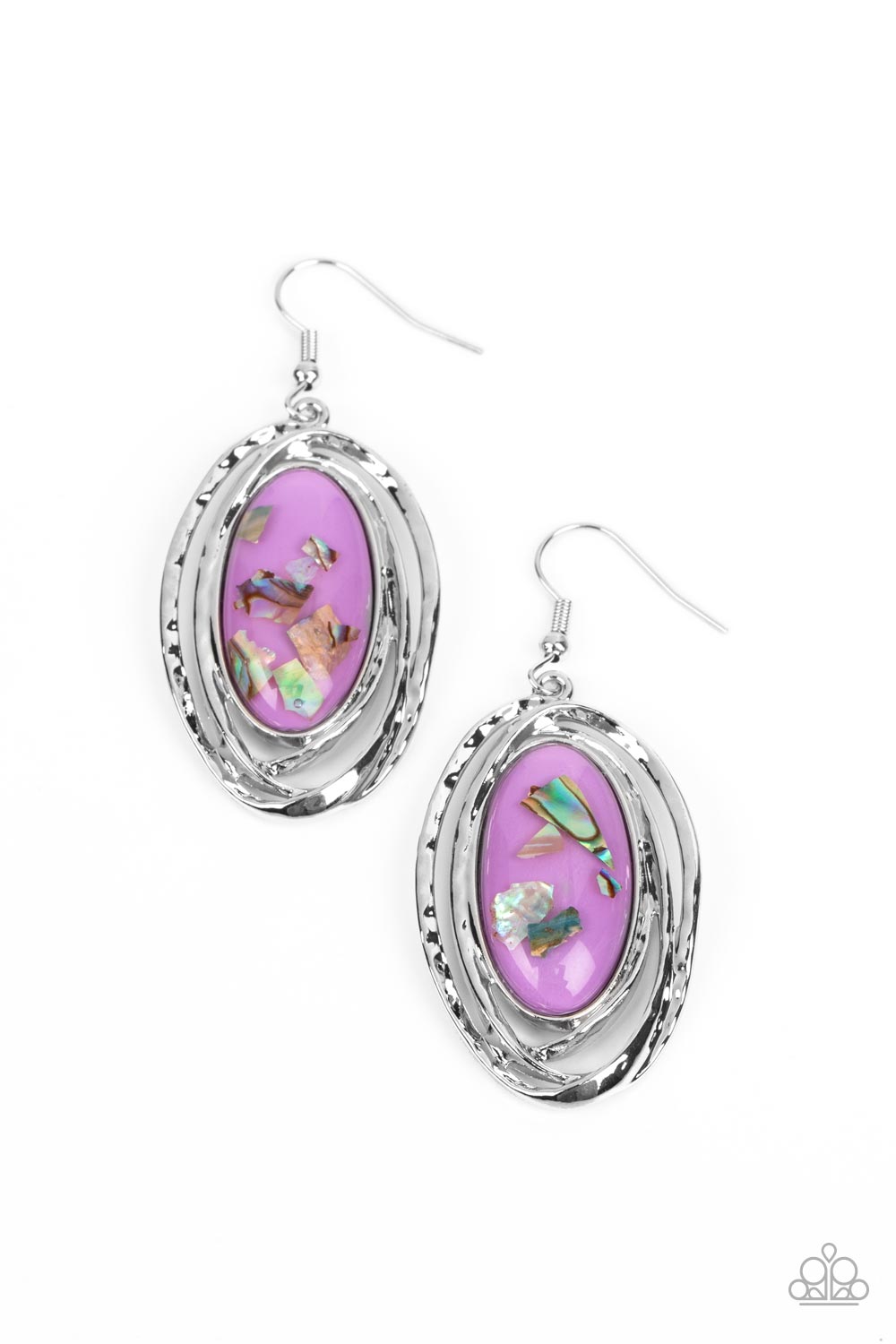 Paparazzi Accessories - Ocean Floor Oracle - Purple Earring