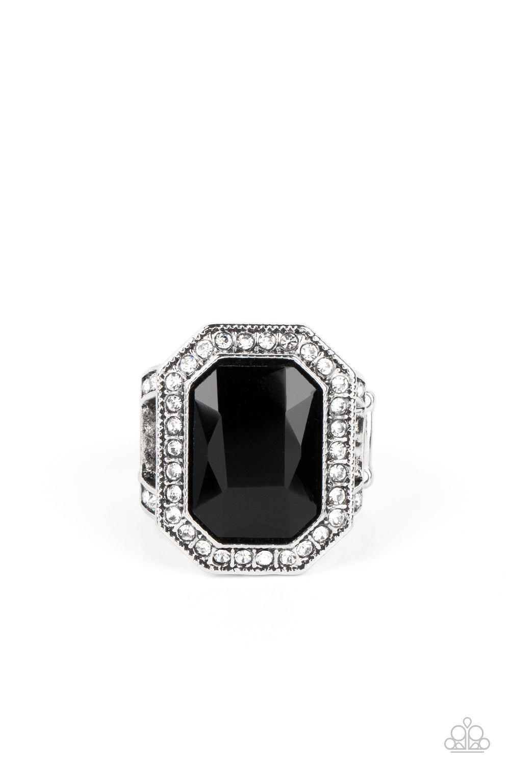 Paparazzi Accessories - A Royal Welcome - Black Ring