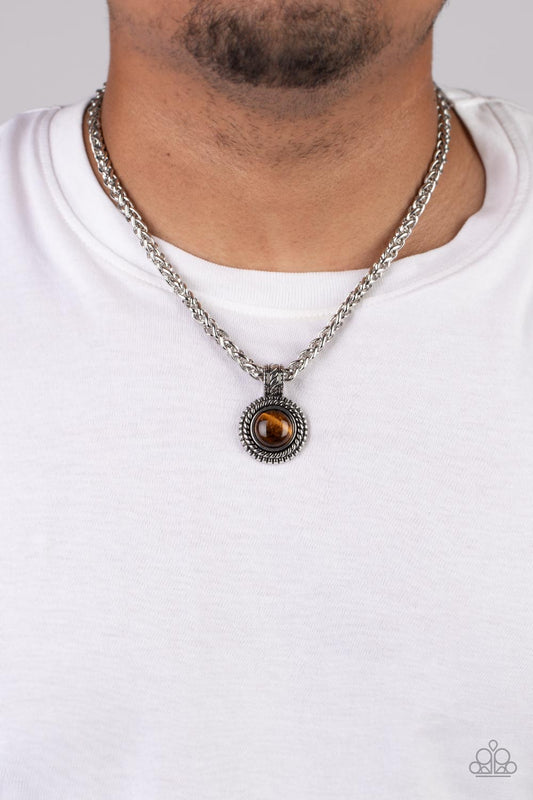 Paparazzi Accessories - Pendant Dreams - Brown Necklace