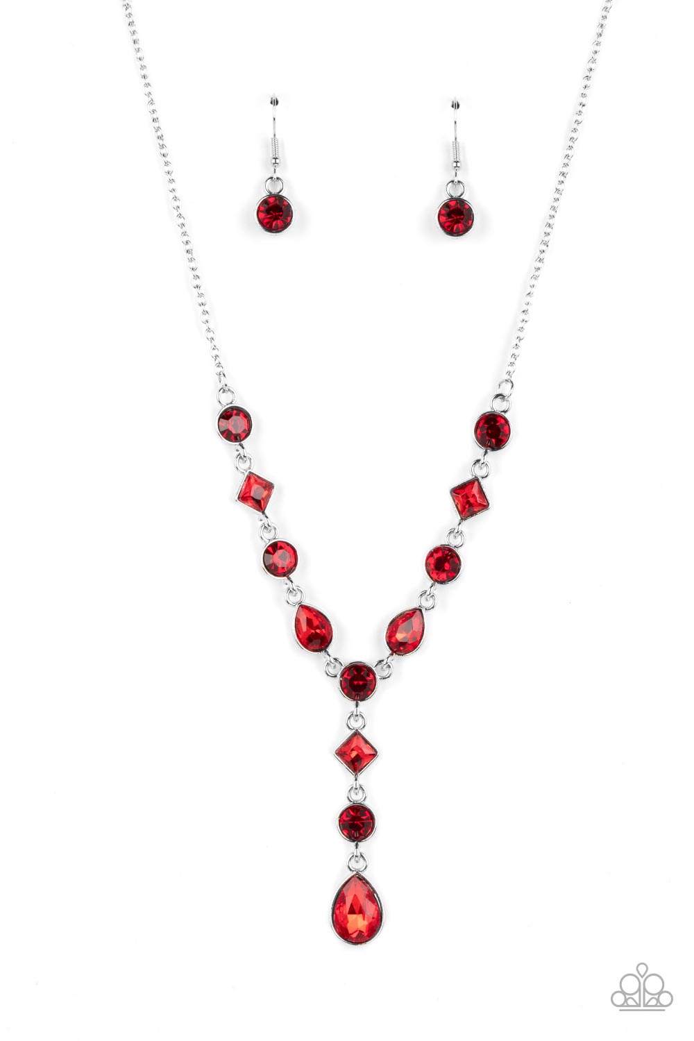 Paparazzi Accessories - Forget the Crown - Red Necklace