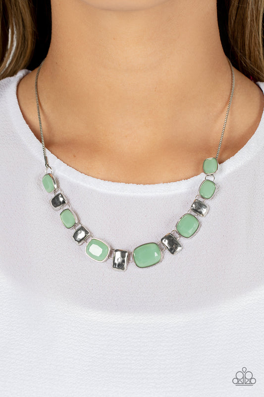 Paparazzi Accessories - Polished Parade - Green Necklace