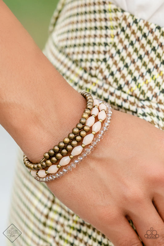 Paparazzi Accessories - Celestial Chapter - Brass Bracelet