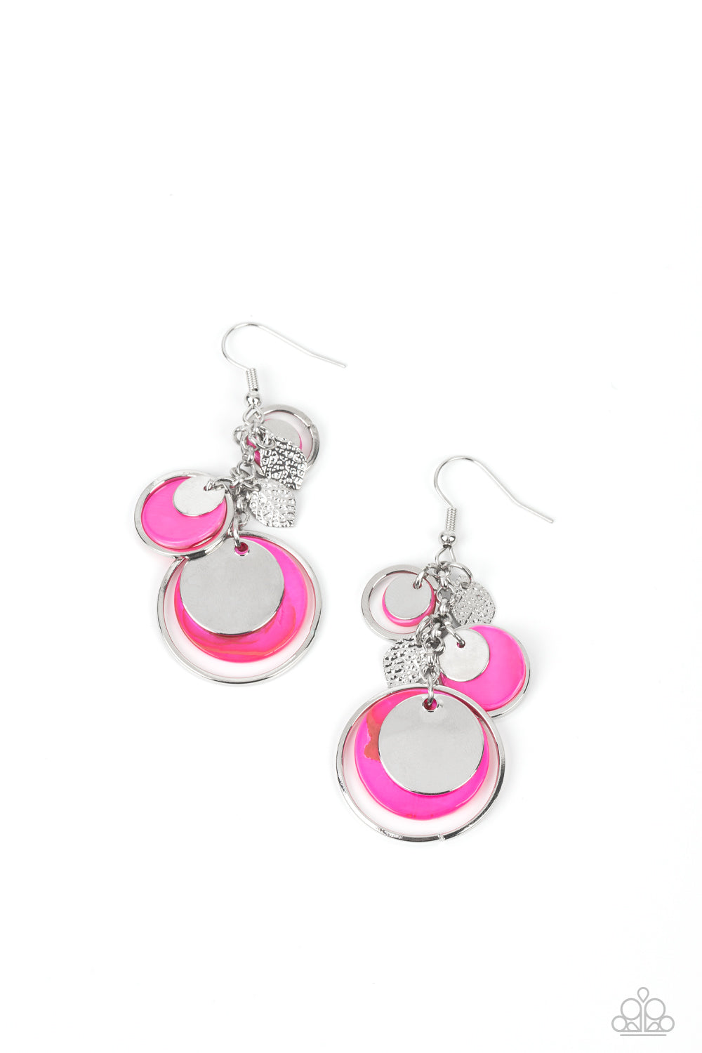 Paparazzi Accessories - Saved by the SHELL - Pink Earring