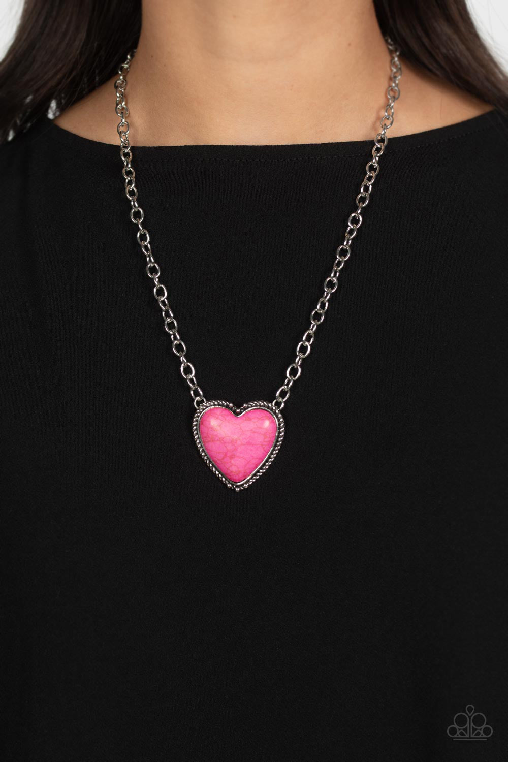 Paparazzi Accessories - Authentic Admirer - Pink Necklace