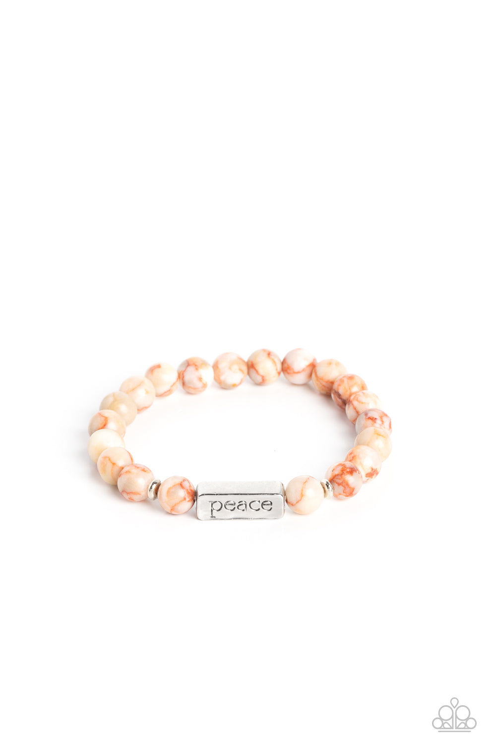 Paparazzi Accessories - Serene Season - Orange Bracelet