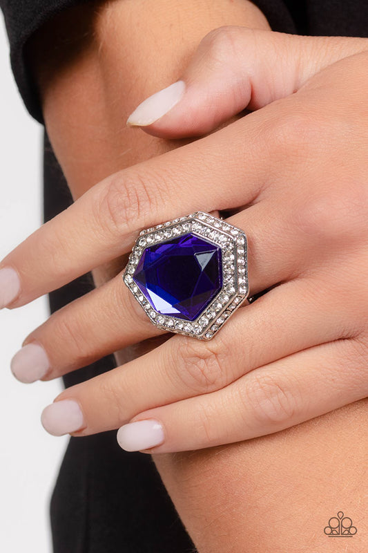 Paparazzi Accessories - Smoldering Sass - Blue Ring