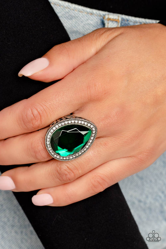 Paparazzi Accessories - Illuminated Icon - Green Ring