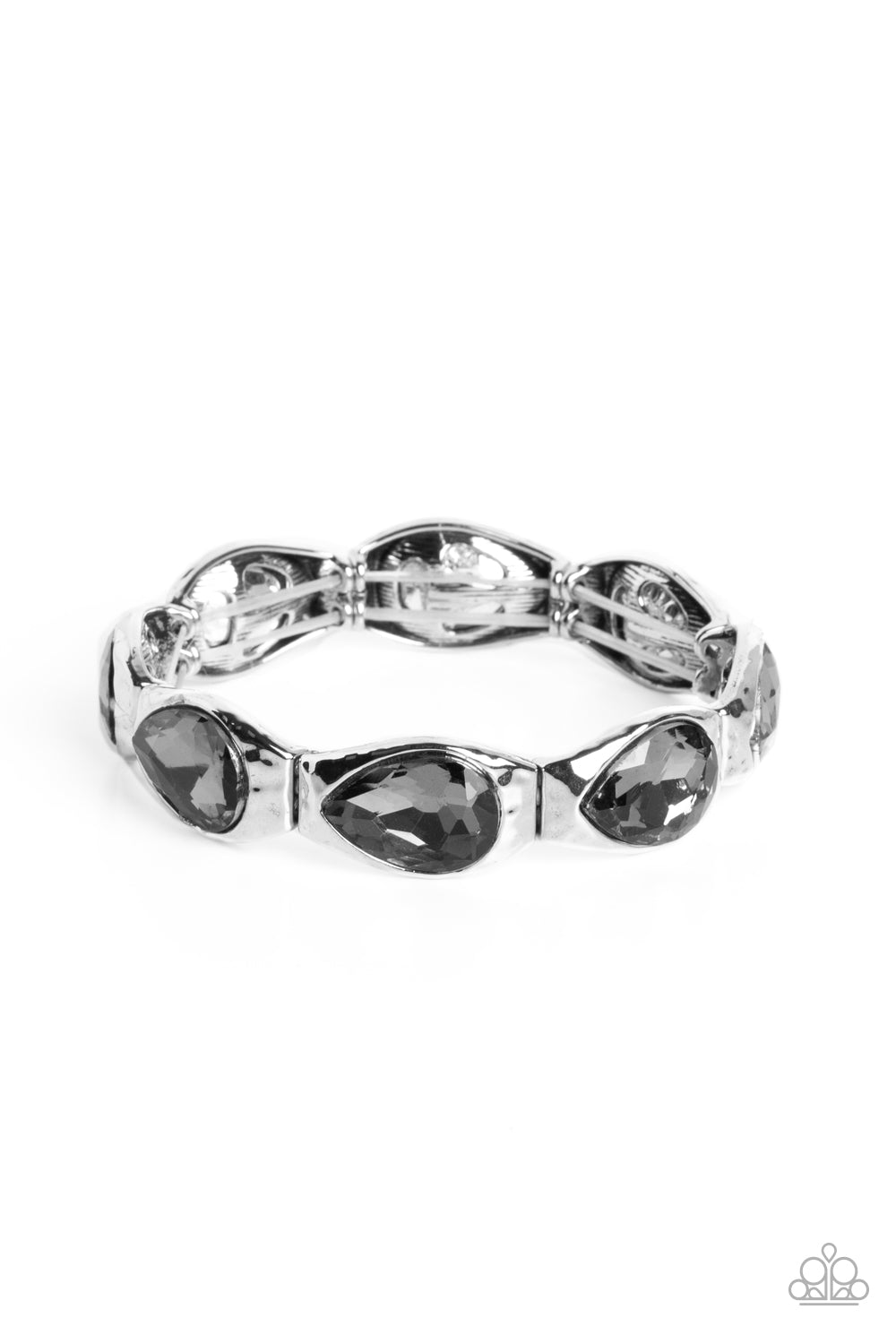 Paparazzi Accessories - Formal Fanfare - Silver Bracelet