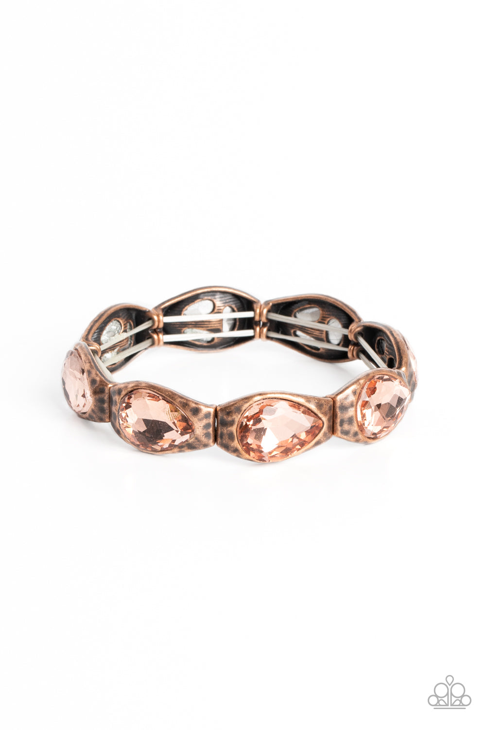 Paparazzi Accessories - Formal Fanfare - Copper Bracelet