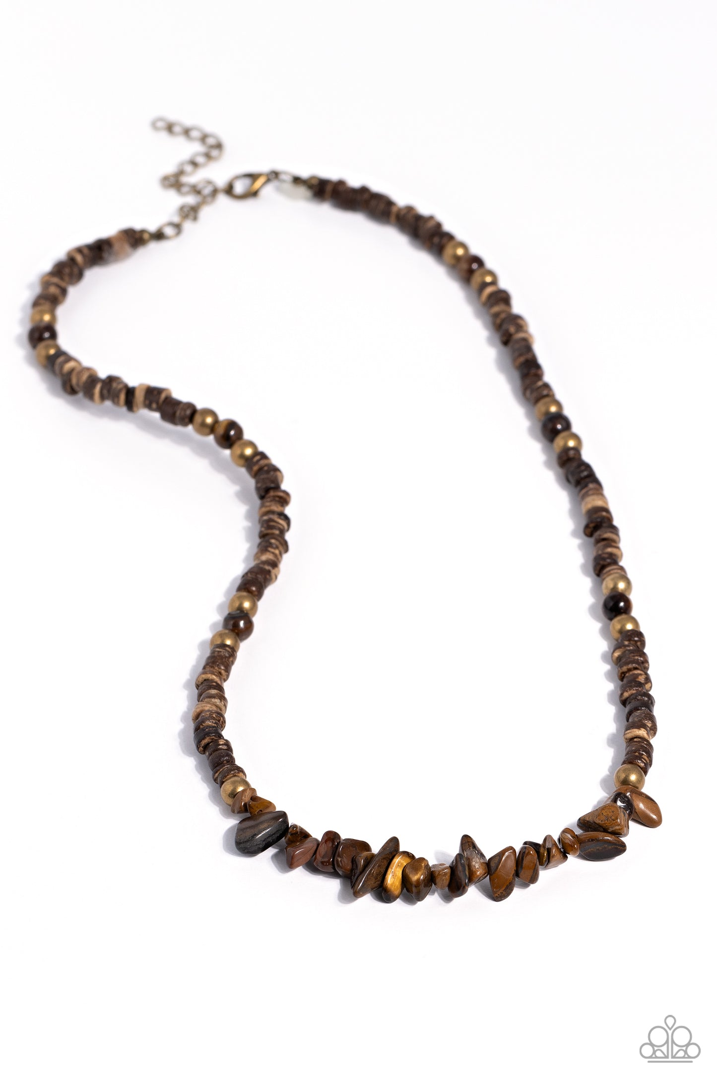 Paparazzi Accessories - Wild Woodcutter - Brass Necklace