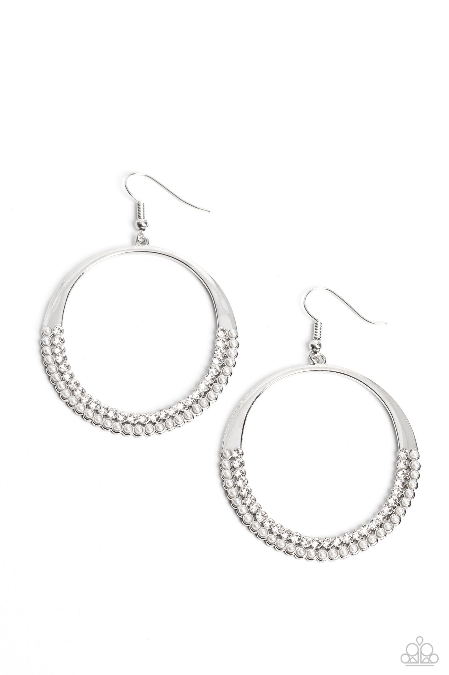 Paparazzi Accessories - Material PEARL - White Earring