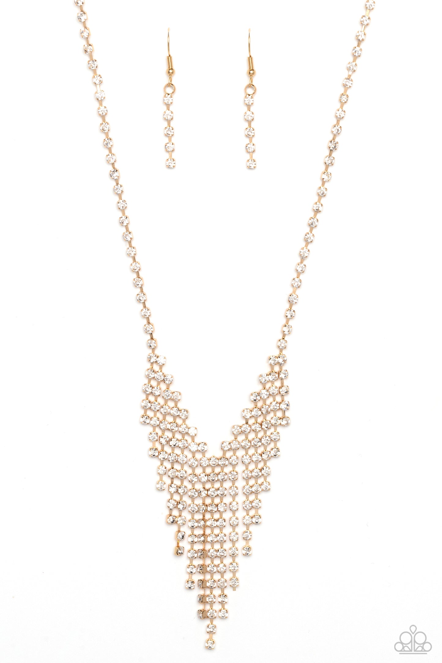 Paparazzi Accessories - SHIMMER of Stars - Gold Necklace