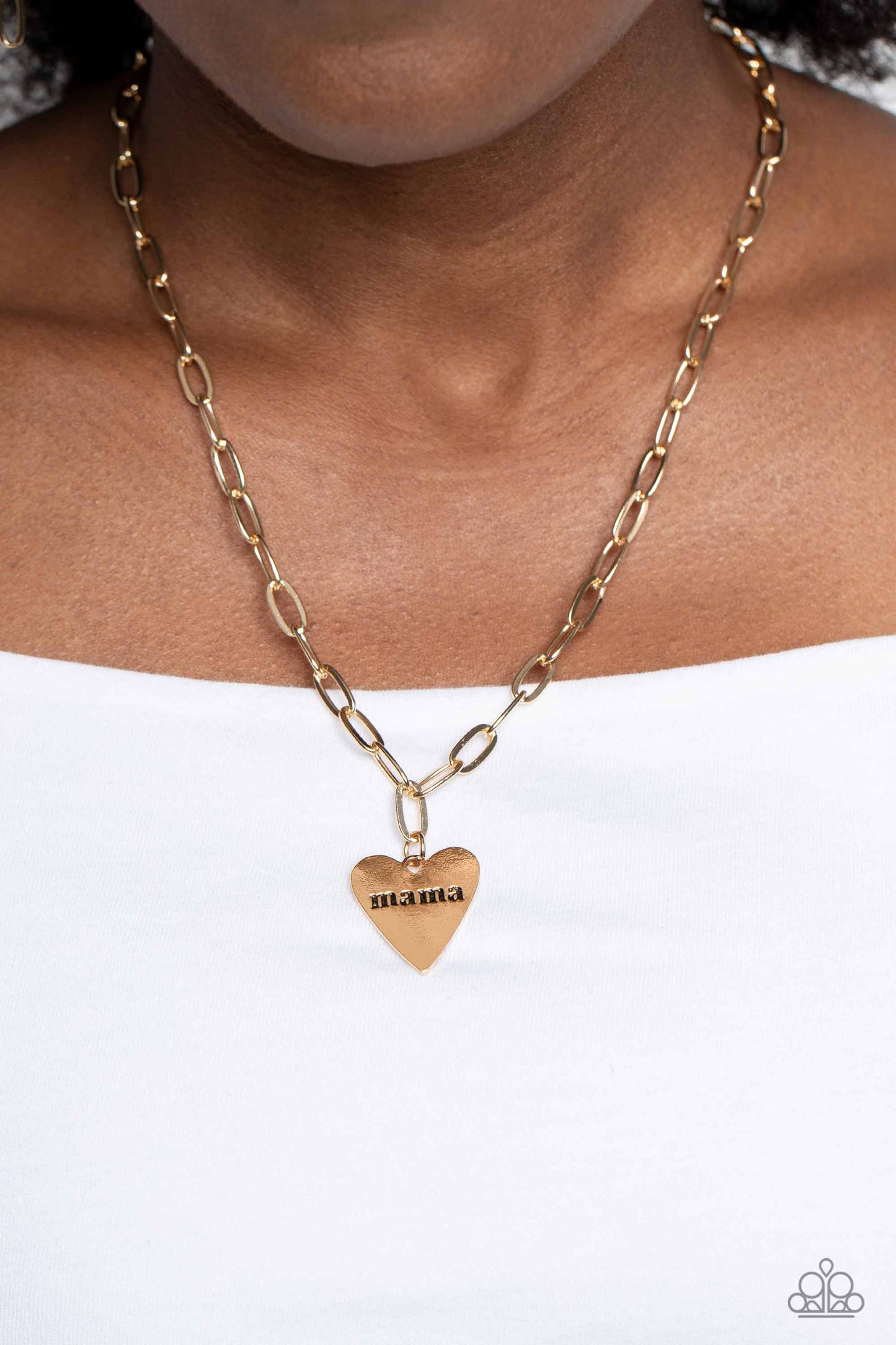 Paparazzi Accessories - Mama Cant Buy You Love - Gold Necklace