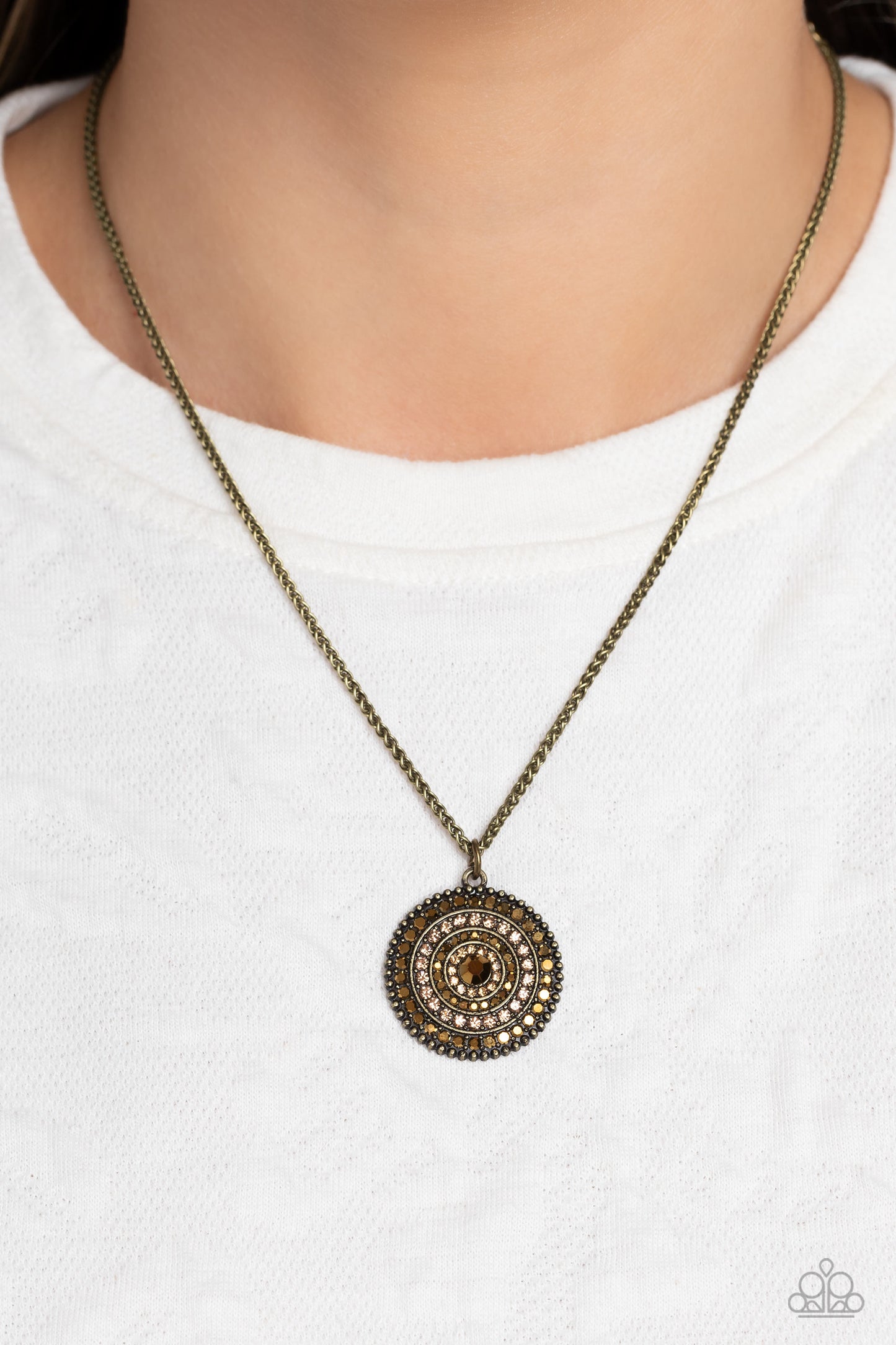 Paparazzi Accessories - Mandala Masterpiece - Brass Necklace