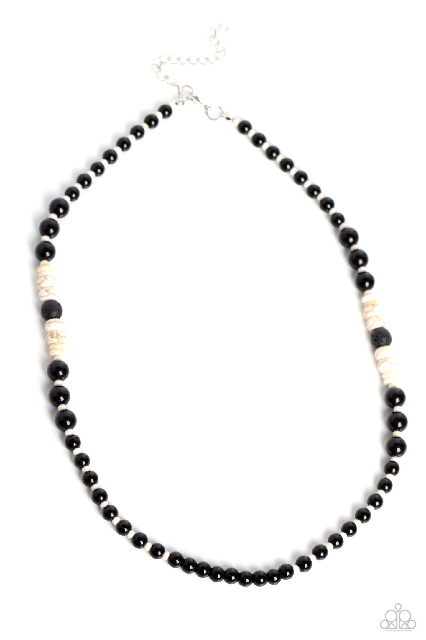 Paparazzi Accessories - Legendary Lava - White Necklace