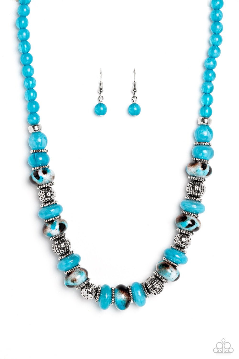 Paparazzi Accessories - Warped Whimsicality - Blue Necklace