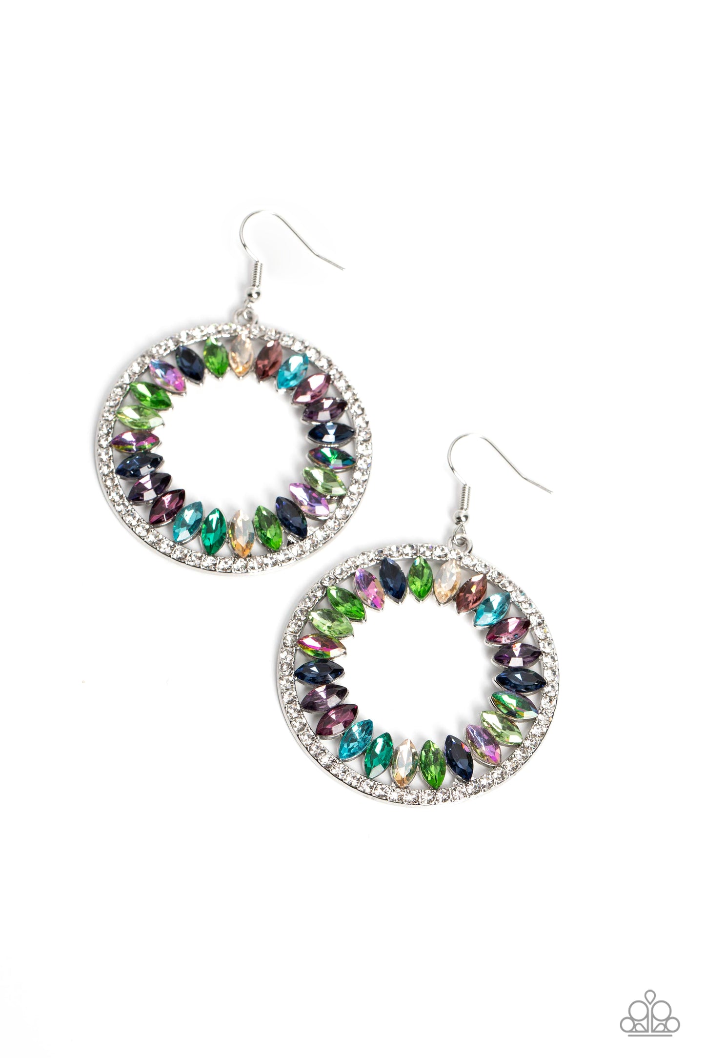 Paparazzi Accessories - Wall Street Wreaths - Multi Earring