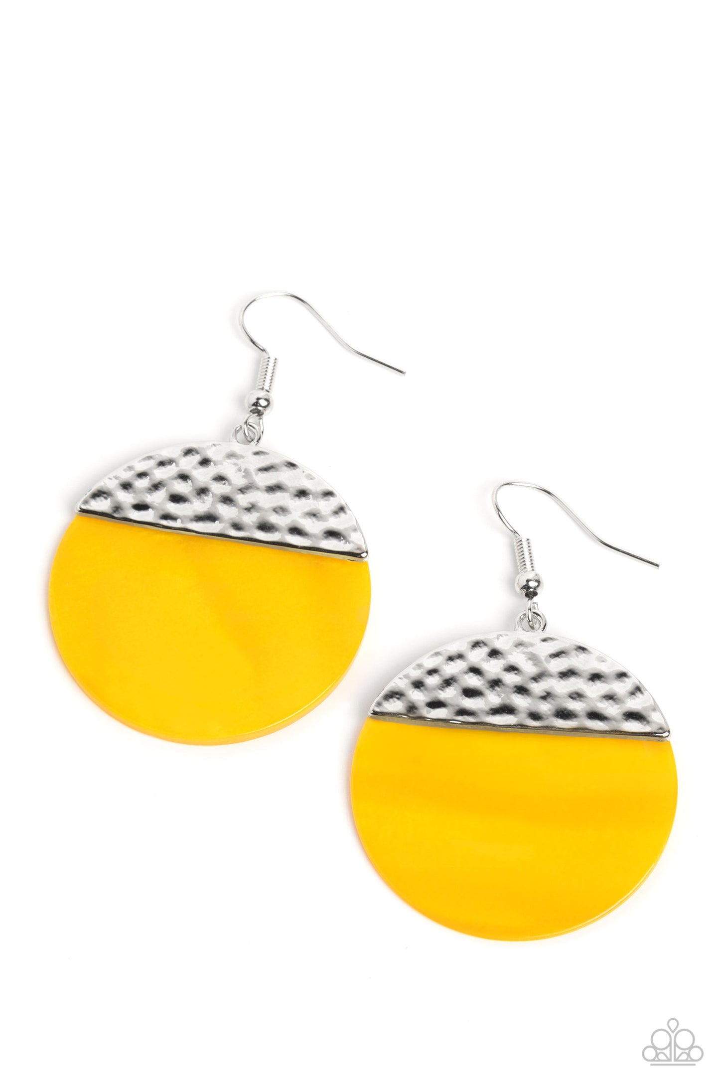 Paparazzi Accessories - SHELL Out - Yellow Earring