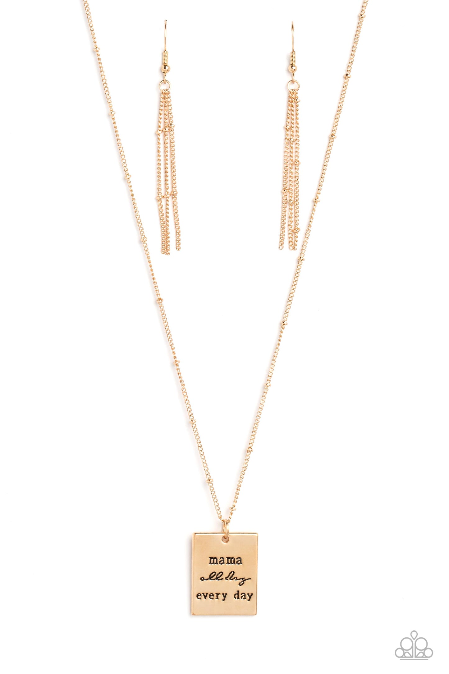 Paparazzi Accessories - Mama MVP - Gold Necklace