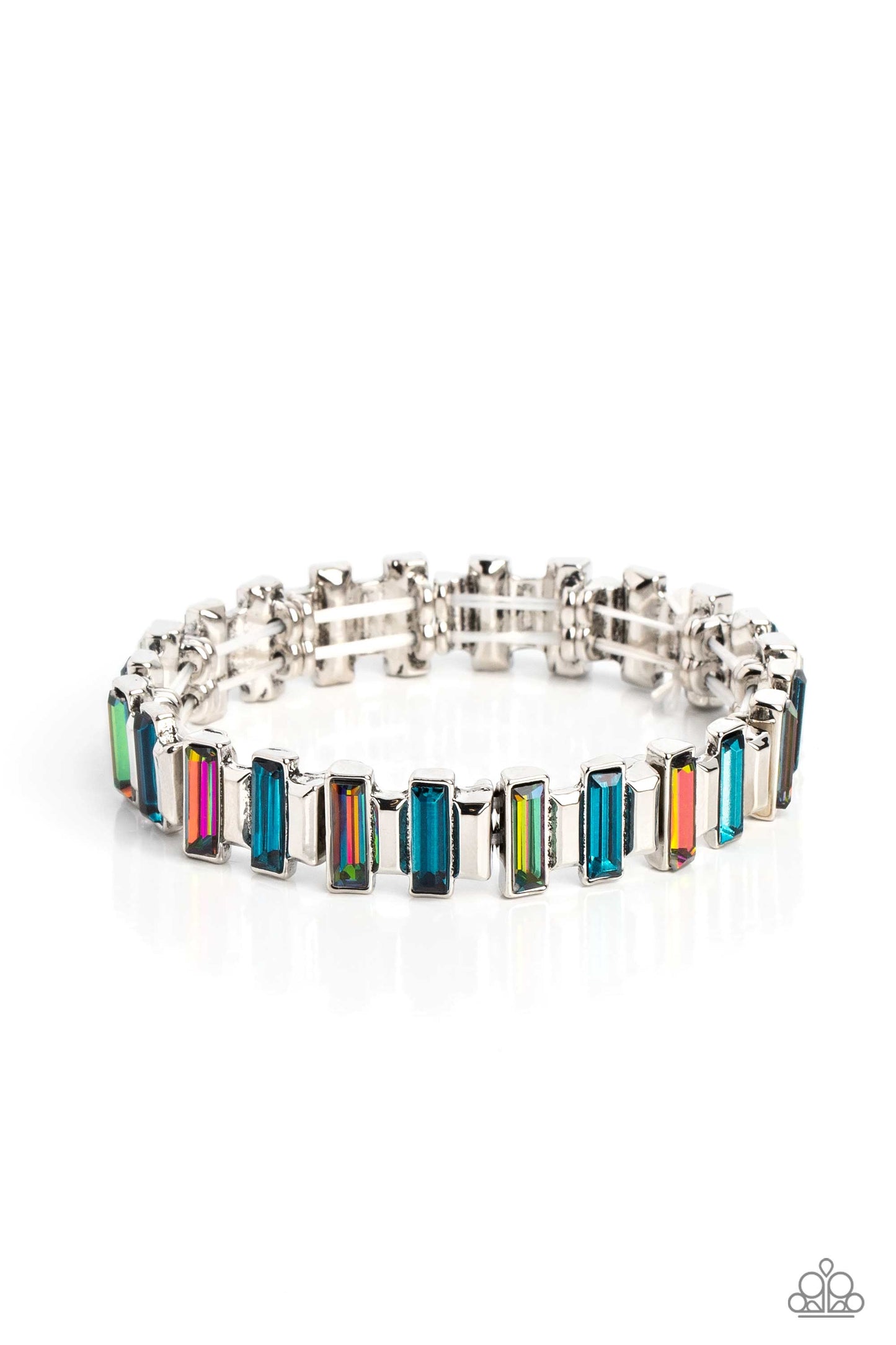 Paparazzi Accessories - BURSTING the Midnight Oil - Multi Bracelet