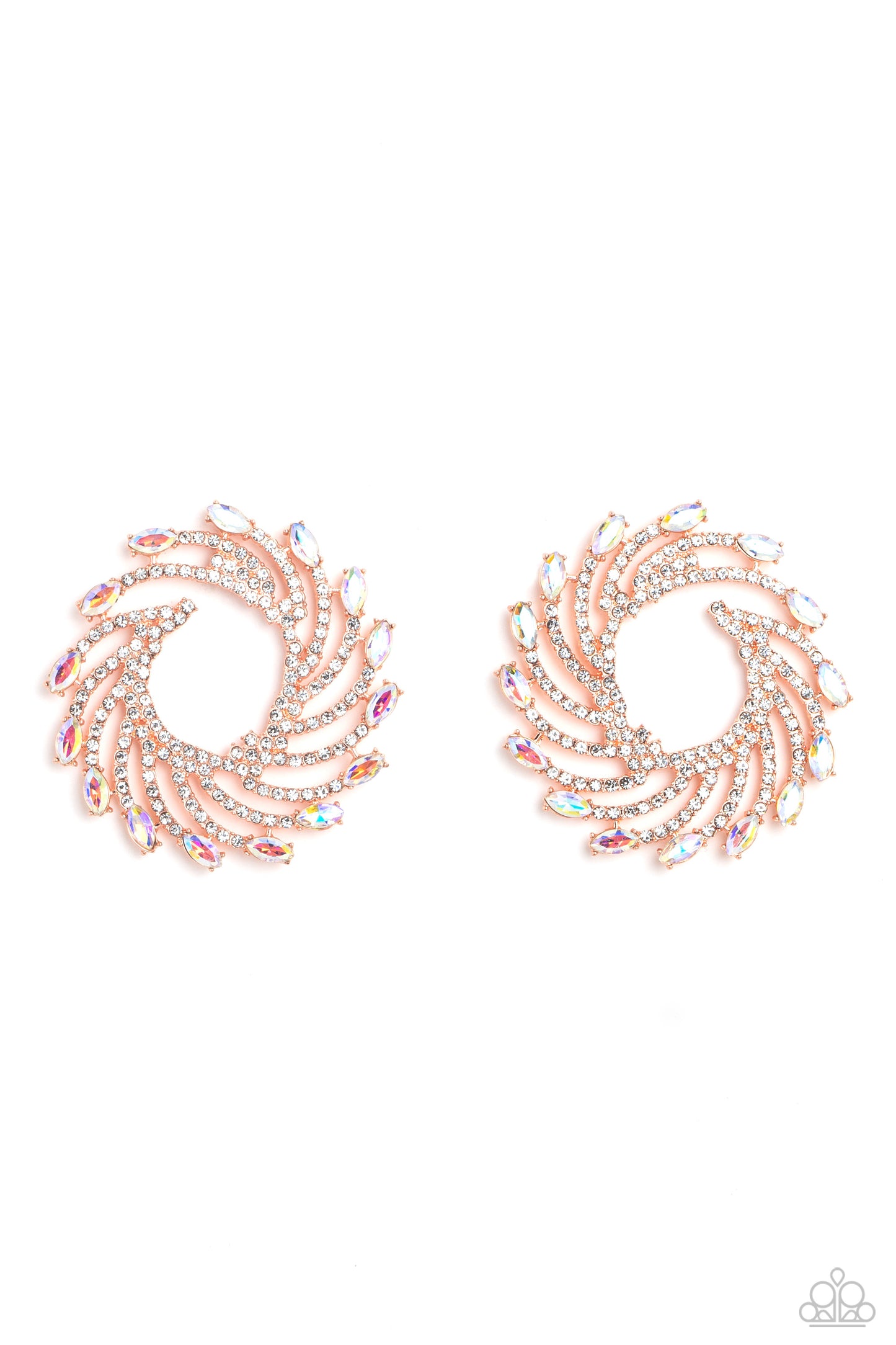 Paparazzi Accessories - Firework Fanfare - Copper Earring