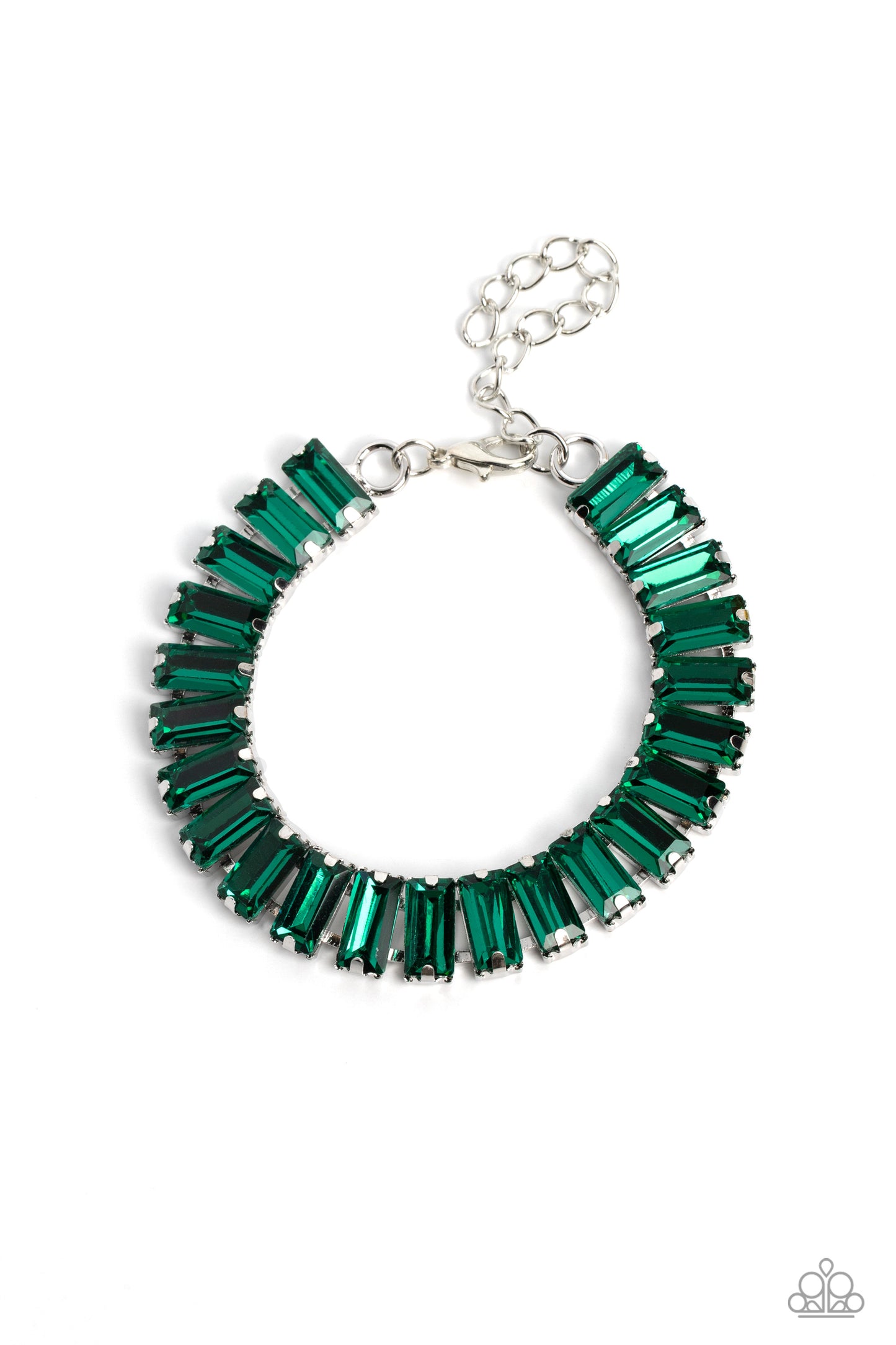 Paparazzi Accessories - Darling Debutante - Green Bracelet