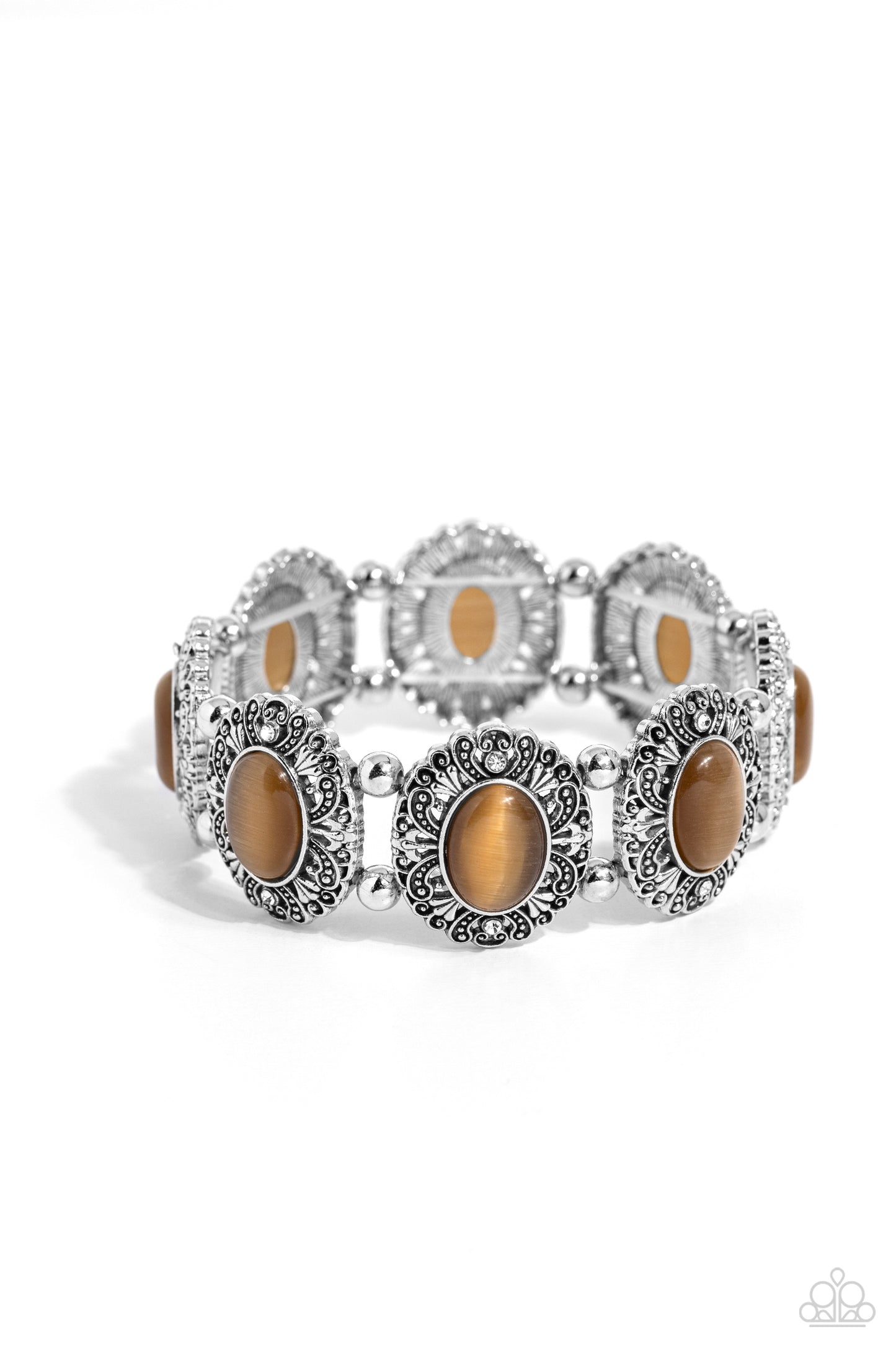 Paparazzi Accessories - Vintage Vault - Brown Bracelet