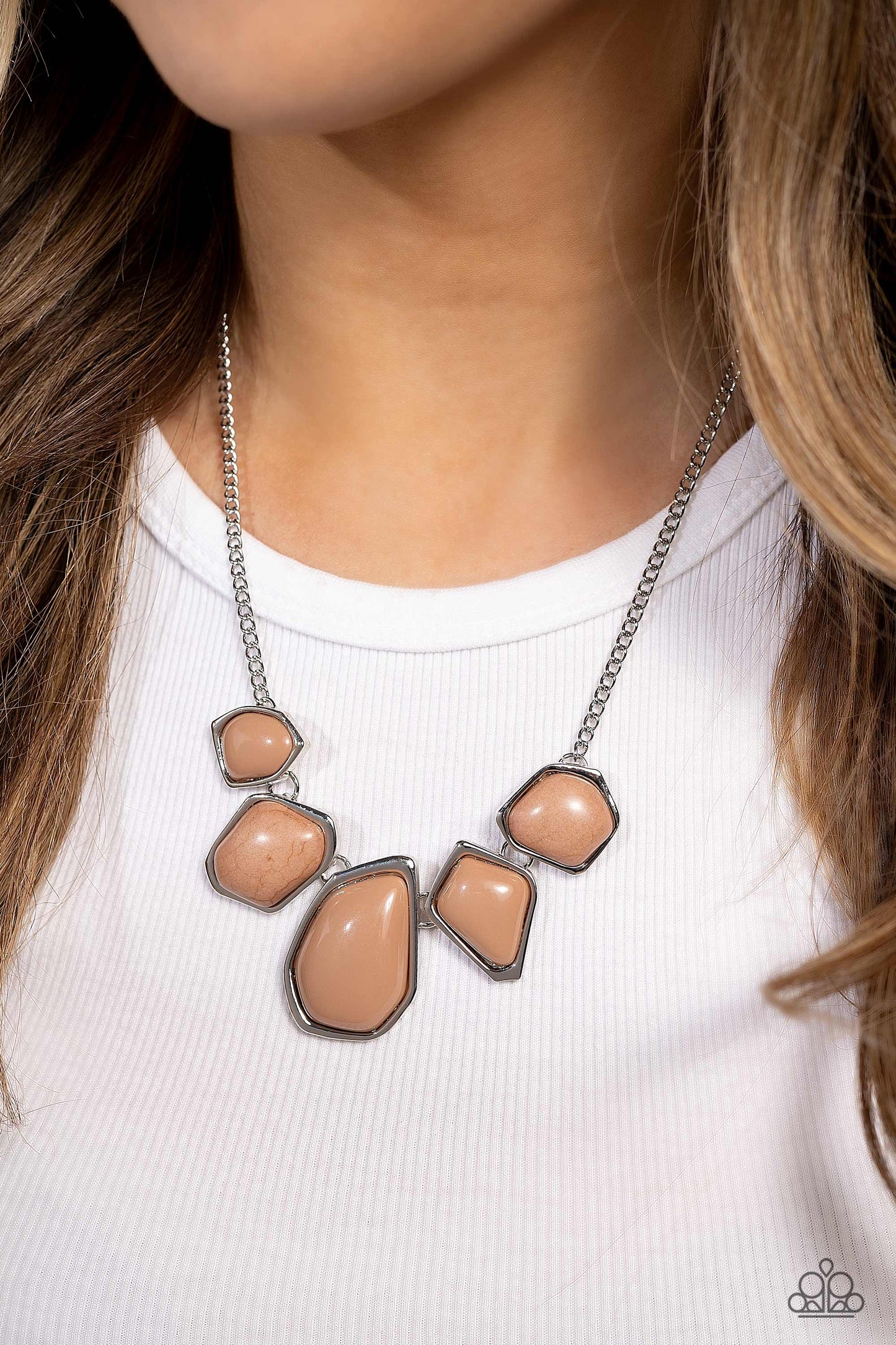 Paparazzi Accessories - Beyond the Badlands - Brown Necklace