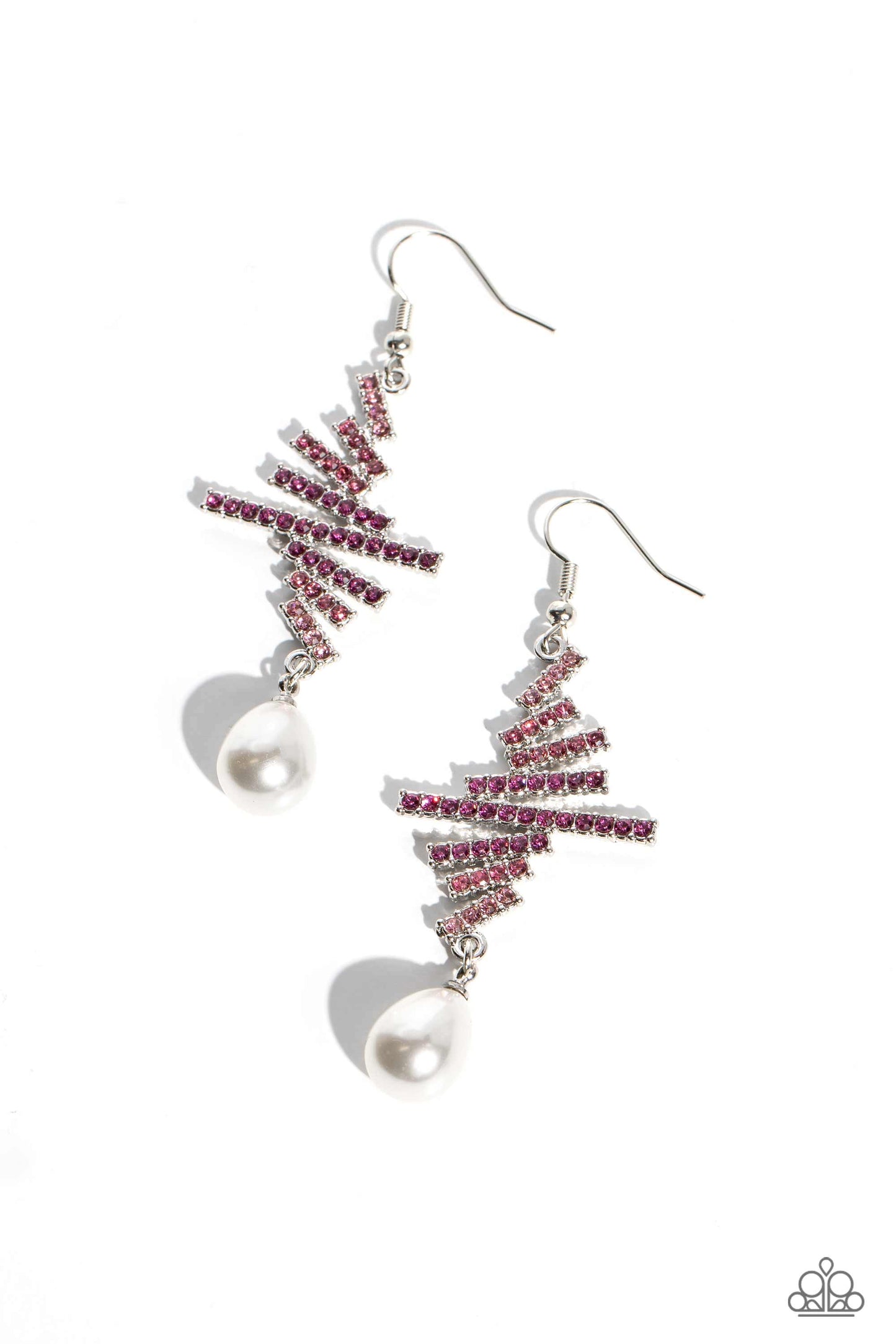 Paparazzi Accessories - Timeless Tapestry - Pink Earrings