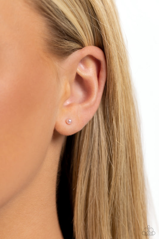 Paparazzi Accessories - Dainty Details - Pink Earring