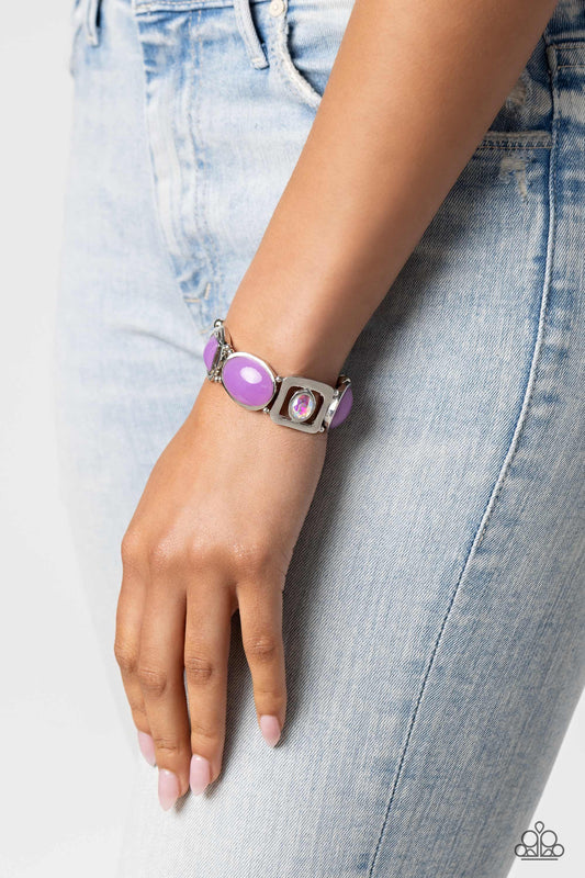 Paparazzi Accessories - Majestic Mashup - Purple Bracelet