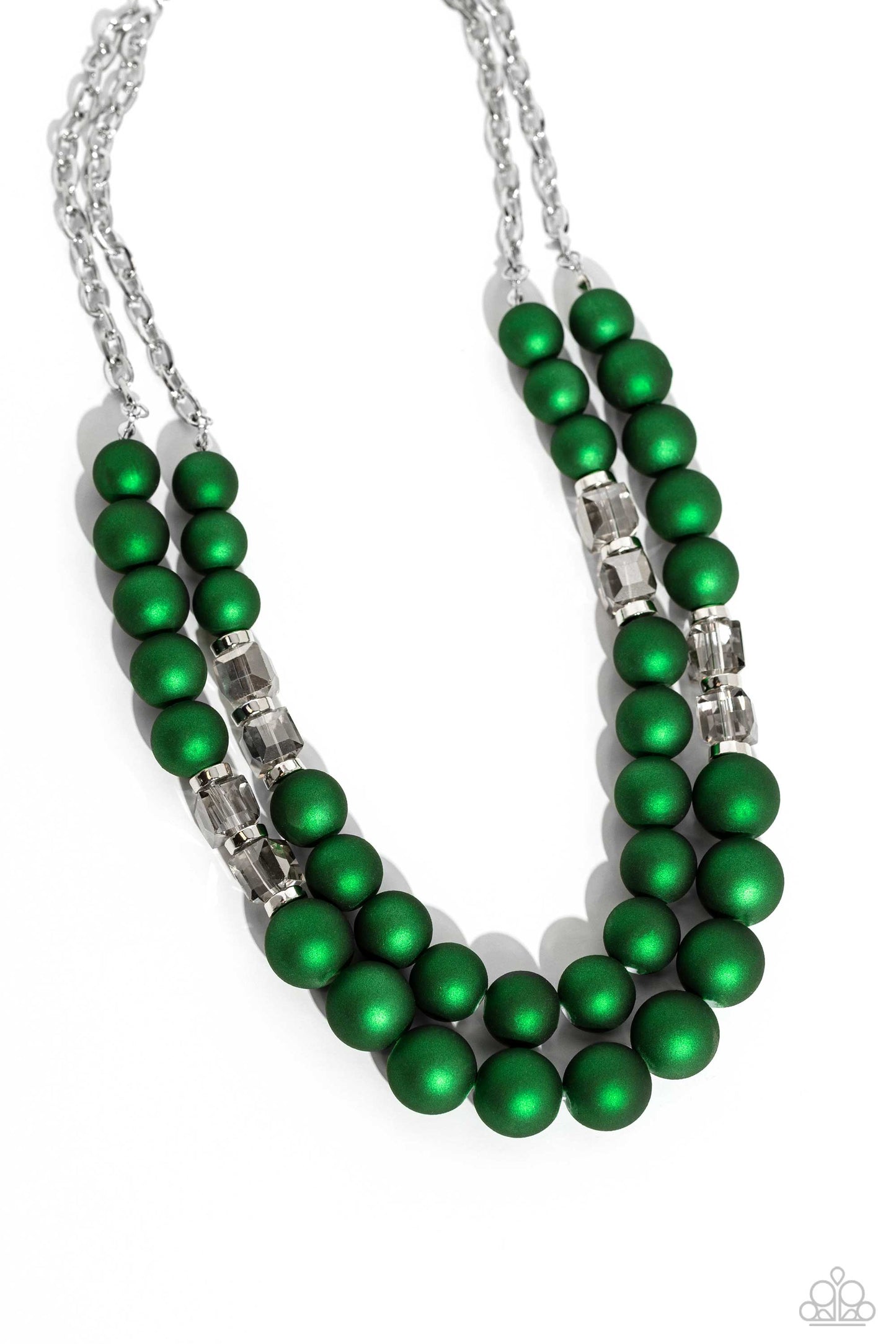 Paparazzi Accessories - Shopaholic Season - Green Necklace