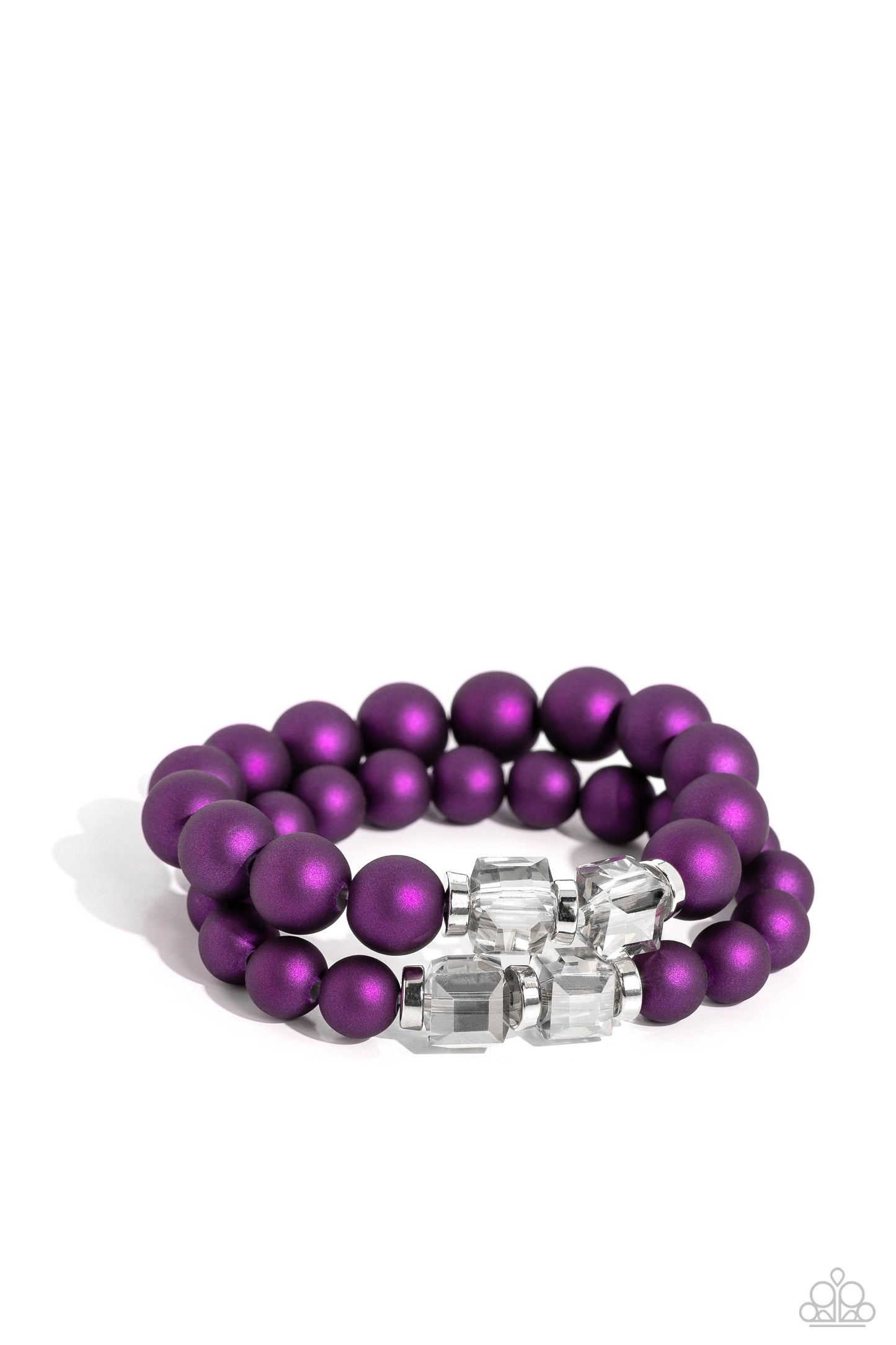 Paparazzi Accessories - Shopaholic Showdown - Purple Bracelet