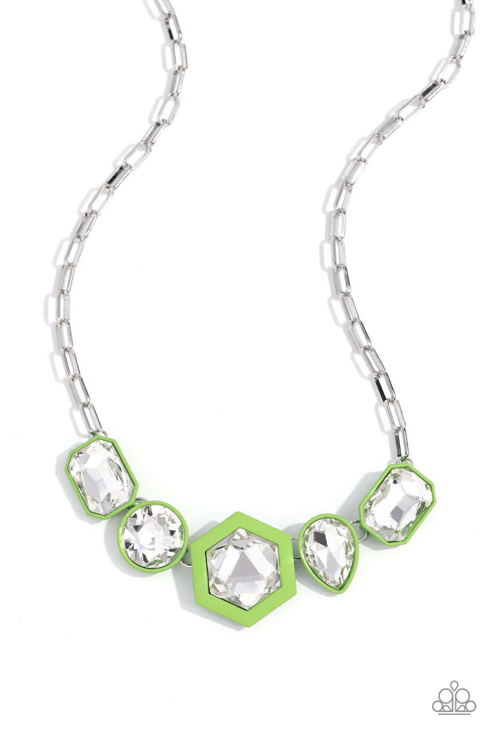 Paprazzi Accessories - Evolving Elegance - Green Necklace