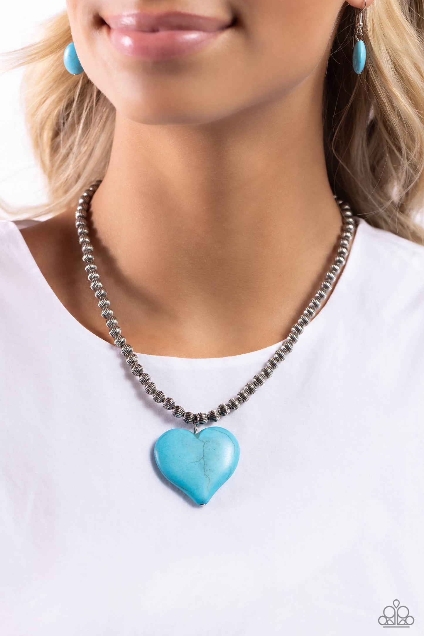 Paparazzi Accessories - Picturesque Pairing - Blue Necklace